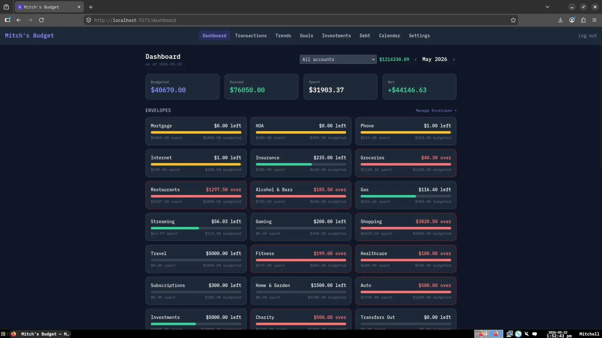 Budget App screenshot 1